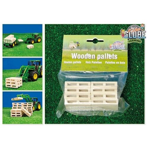 Kids Globe Houten pallets 8 stuks (1:32)