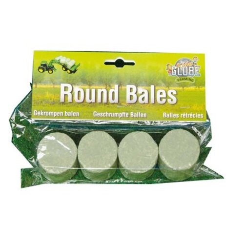 Kids Globe Grote ronde kuilvoer balen (4 stuks)