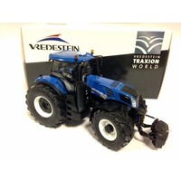 Marge Models New Holland T8.435 tractor blauw Vredestein (1:32)