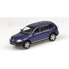 Minichamps Volkswagen VW Touareg blauw - 2002 (1:43)