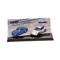 Minichamps Porsche 911 Turbo en Vw Karmann Ghia set (1:43)