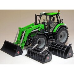 Weise Toys Deutz Fahr Agrotron 6190 TTV met voorlader