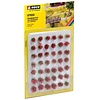 Noch Grasbundels rood bloeiend 42 stuks 6mm hoog