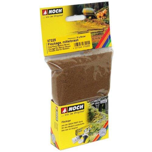 Noch Flocage medium bruin (20gr)