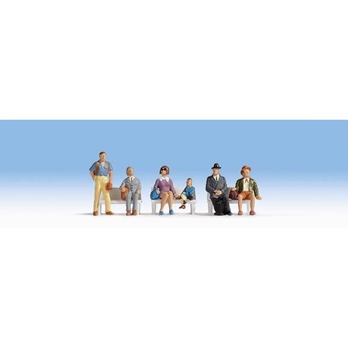 Noch Reizigers zittend figuren set (1:87)