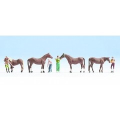 Noch Paarden verzorging set (1:87)
