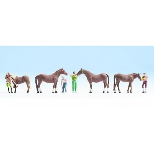 Noch Paarden verzorging set (1:87)