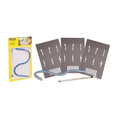 Noch Asfalt / straat markerings set (H0 / N / TT)