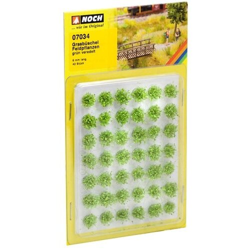 Noch Grasbundels veldplanten groen 42 stuks 6mm hoog