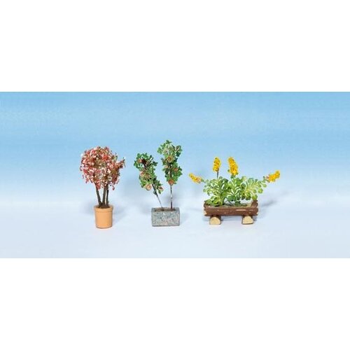 Noch Zomerplanten in bloembakken 3 stuks (1:87)