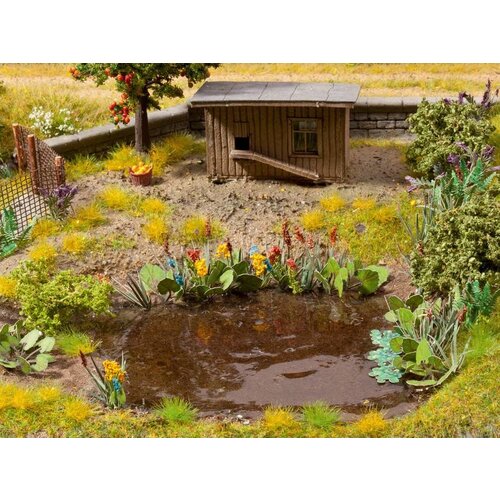 Noch Water en oeverplanten 17 stuks laser cut (1:87)