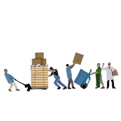 Noch Magazijn medewerker figuren set (1:87)
