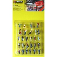 Noch Figuren mega Set "Op het station" 30 stuks figuren (1:87)