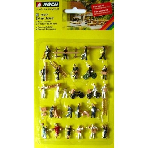 Noch Figuren Set "aan het werk" 30 stuks figuren (1:87)