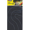 Noch Asfalt weg folie zwart bochten set 2 stuks