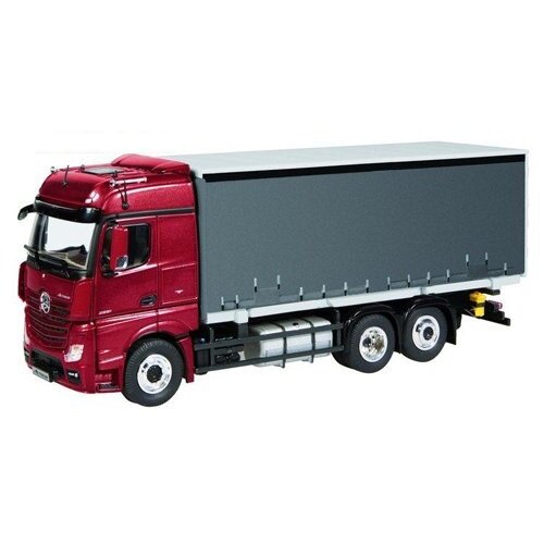 NZG Mercedes Benz Actros 6x2 Rood Bakwagen