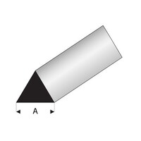 Raboesch Driehoek 60gr profiel A 7 mm Kunststofprofiel 50 cm, 2 stuks