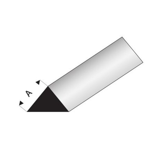 Raboesch Driehoek 90gr 4 mm Kunststofprofiel 50 cm, 2 stuks