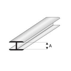 Raboesch Flat Connector profiel 1,5 mm 50 cm, 2 stuks