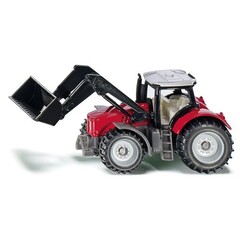 Siku Siku 1484 - Massey Ferguson met voorlader