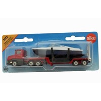 Siku 1613 - Scania Vrachtwagen met boot
