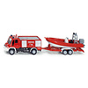 Siku Siku 1636 - Unimog Feuerwehr met boot op trailer