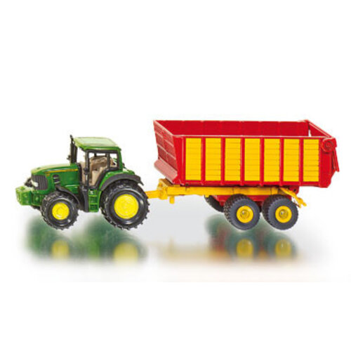 Siku 1650 - John Deere met silagewagen