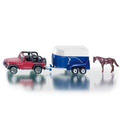 Siku Siku 1651 - Jeep met Paardentrailer