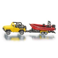Siku Siku 1658 - Jeep met speedboot