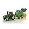 Siku 1665 - John Deere met balenpers