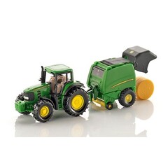 Siku Siku 1665 - John Deere met balenpers