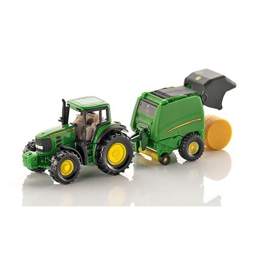 Siku 1665 - John Deere met balenpers