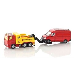 Siku Siku 1667 - Vrachtwagen afsleepwagen met bus