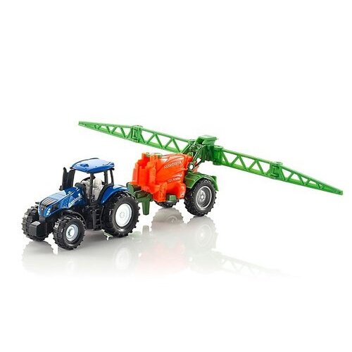 Siku 1668 - New Holland tractor met Amazone Veldspuit