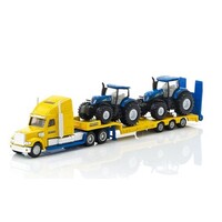 Siku 1805 - Vrachtwagen met New Holland tractoren