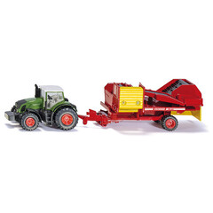 Siku Siku 1808 - Fendt met Grimme aardappelrooier