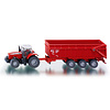 Siku Siku 1844 - Massey Ferguson met kiepaanhanger