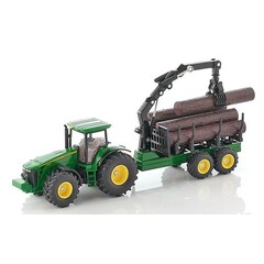 Siku 1954 - John Deere 8430 met bosbouwaanhanger (1:50)