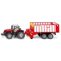 Siku 1987 - Massey Ferguson met ladewagen (1:50)