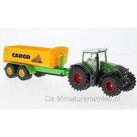 Siku Siku 1989 - Fendt met haakarm aanhanger (1:50)