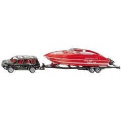 Siku Siku 2543 - Toyota landcruiser met Boot op trailer
