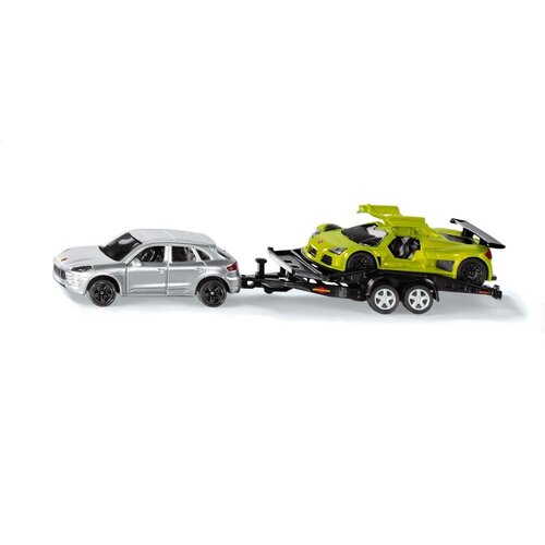 Siku Siku 2544 - Porsche Cayenne met Porsche op trailer