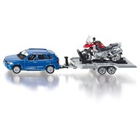 Siku 2547 - BMW X5 met BMW motor op aanhanger