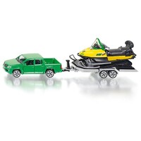 Siku 2548 - Volkswagen Amarok met sneeuwscooter
