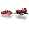 Siku Siku 2549 - Porsche met aanhanger en hovercraft