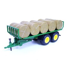 Siku Siku 2891 - Ronde balenwagen met 15 hooibalen