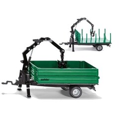Siku Siku 2896 - Oehler kombiwagen kipper/hout transport (1:32)