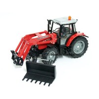 Siku 3653 - Massey Ferguson met voorlader + wisselsysteem