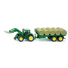 Siku 3862 - John Deere met laadvork en balenaanhanger