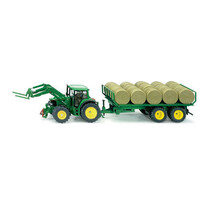 Siku Siku 3862 - John Deere met laadvork en balenaanhanger